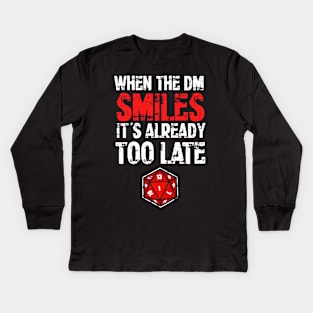 When the DM Smiles Kids Long Sleeve T-Shirt